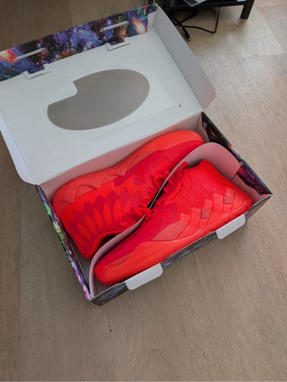 Puma MB.01 LaMelo Ball Not From Here Red Blast 377237-02 Basketball Mens 11.5